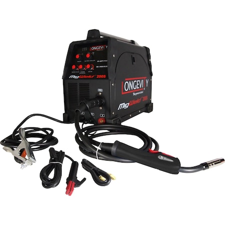 Longevity MIGWELD 200S, 200 Amp MIG/180 Amp STICK Welder 220V (Spoolgun Capable) 880147